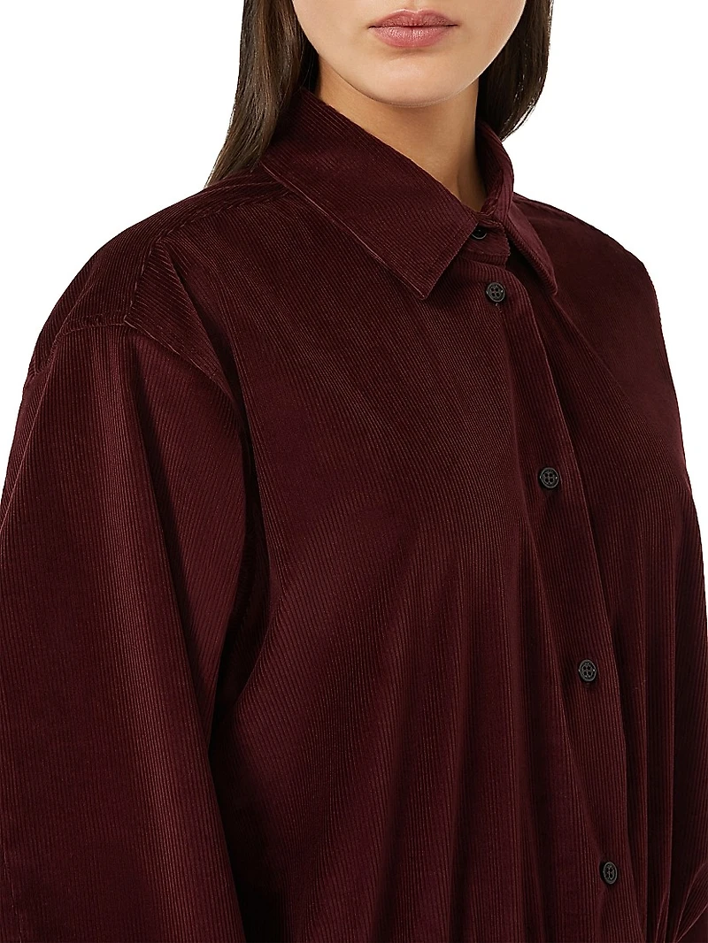 Velvet Bodysuit Shirt