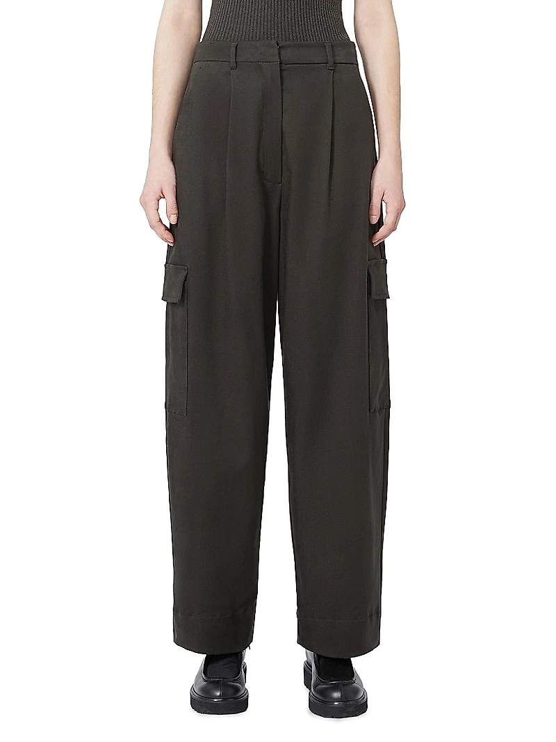 Cotton Drill Cargo Trousers