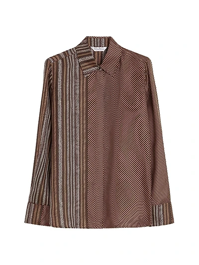 Printed Silk Twill Shirt
