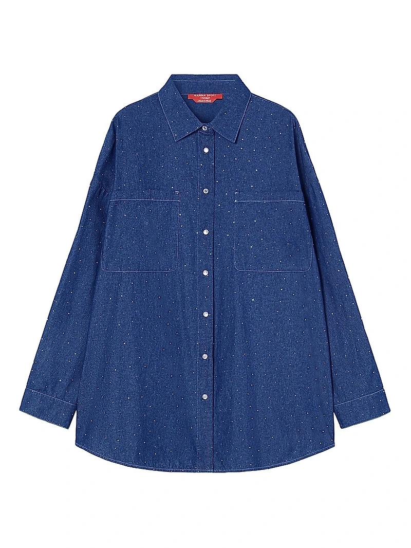 Denim Shirt with Studs