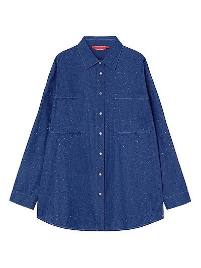 Denim Shirt with Studs