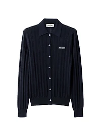 Buttoned Cashmere Cardigan