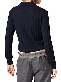 Buttoned Cashmere Cardigan