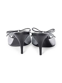 Mordoré Nappa Leather Sandals with Bow