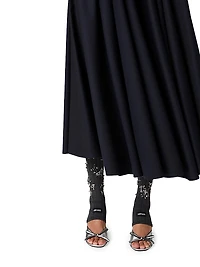 Mordoré Nappa Leather Sandals with Bow