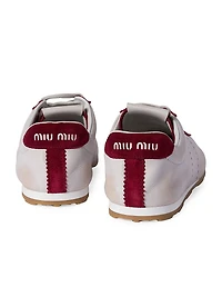 Plume Nappa Leather and Suede Sneakers