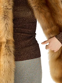 Lamé Crew-Neck Sweater