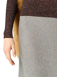Lamé Crew-Neck Sweater