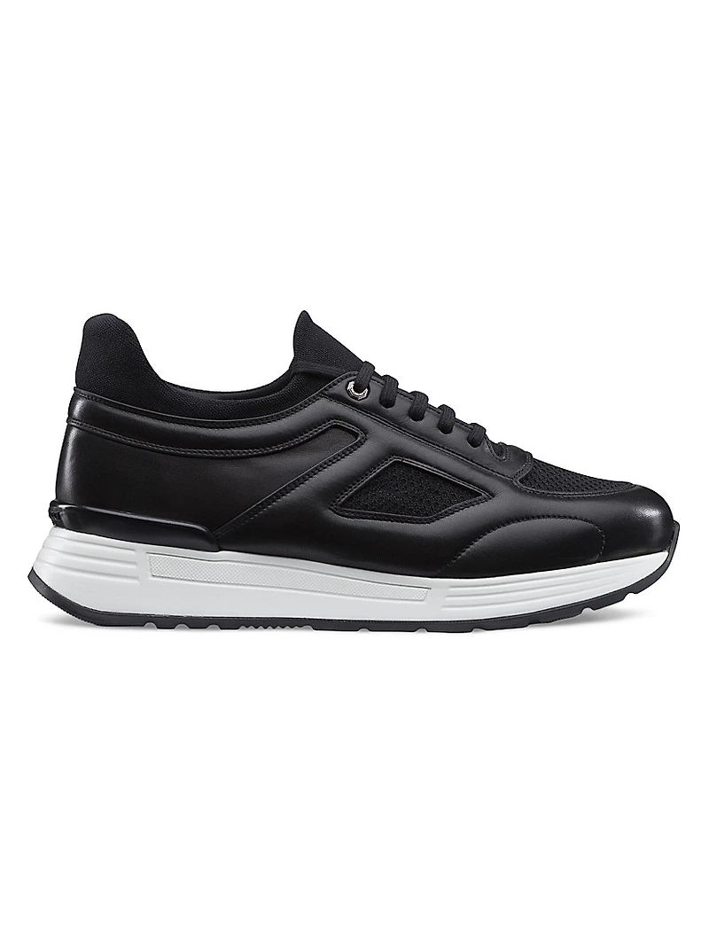 Functional Calf Skin Sneakers