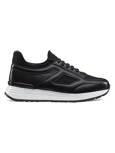 Functional Calf Skin Sneakers