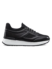 Functional Calf Skin Sneakers