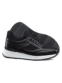 Functional Calf Skin Sneakers