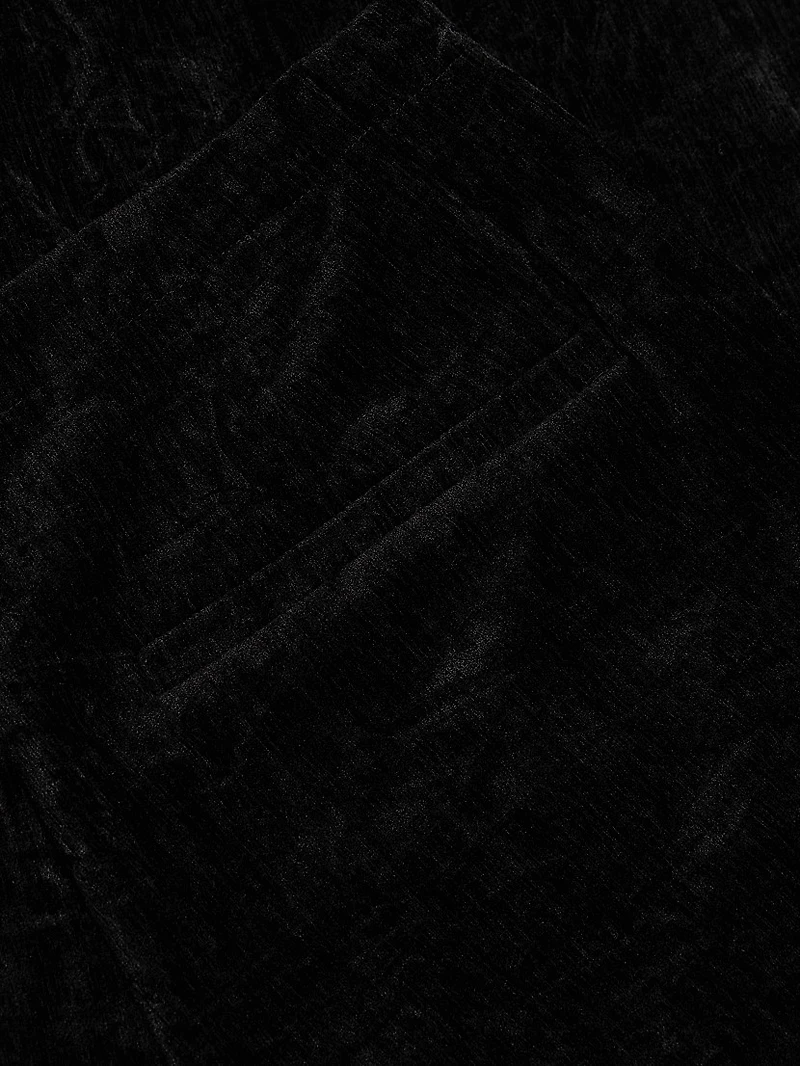 Conor Velvet Wide-Leg Trousers