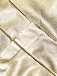 Olivia Metallic Faux-Leather Boot-Cut Pants