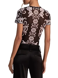 Tess Baroque Crewneck T-Shirt