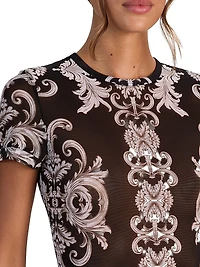 Tess Baroque Crewneck T-Shirt