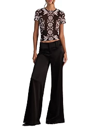 Tess Baroque Crewneck T-Shirt