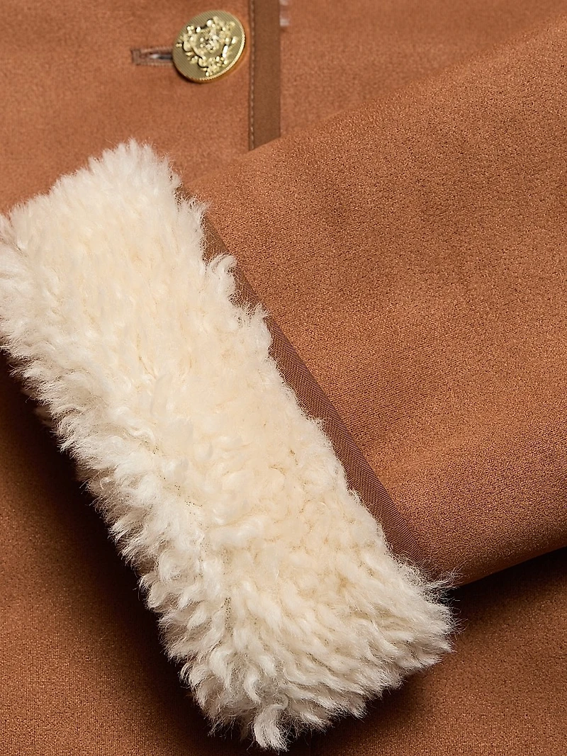 Alma Faux-Suede Teddy Jacket