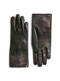 Vlogo Signature Nappa Leather Gloves with Bows