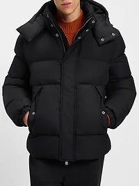 Water-Repellent Jacket with Logo Badge