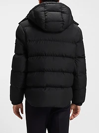 Water-Repellent Jacket with Logo Badge
