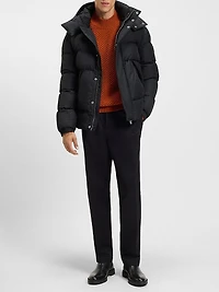 Water-Repellent Jacket with Logo Badge
