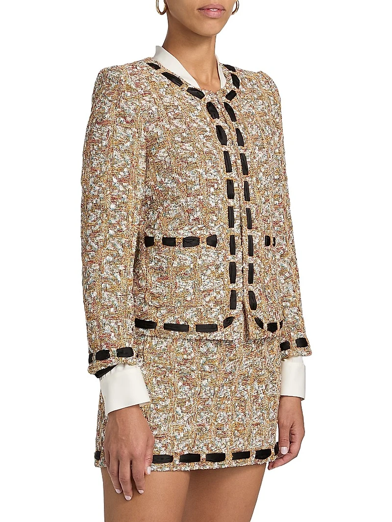 Roman Tweed Ribbon Jacket