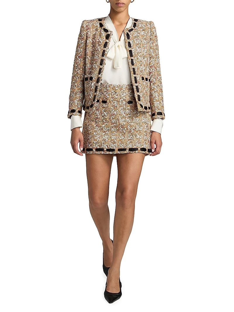 Roman Tweed Ribbon Jacket