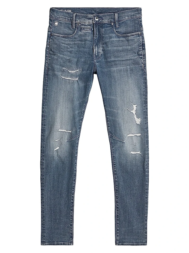 Staq 3D Mid-Rise Slim-Fit Jeans