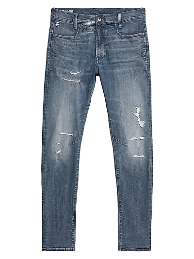 Staq 3D Mid-Rise Slim-Fit Jeans