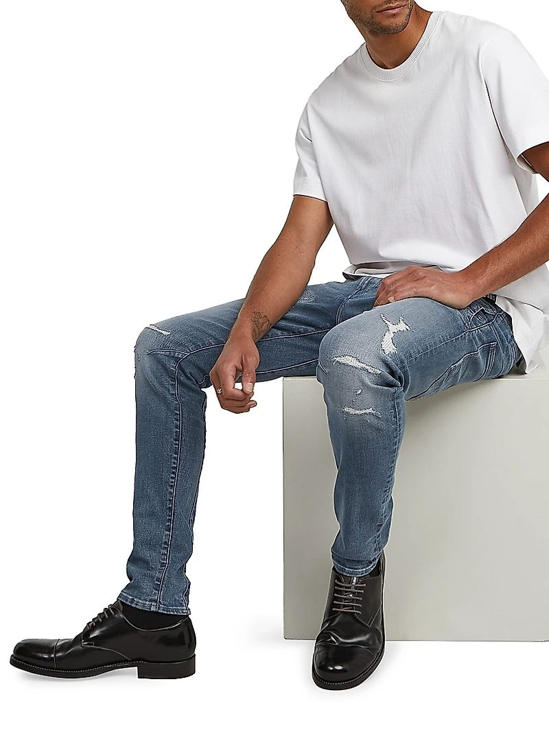 Staq 3D Mid-Rise Slim-Fit Jeans