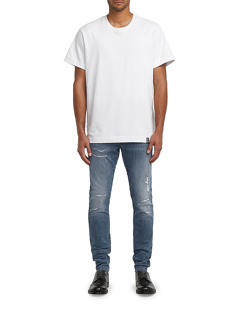 Staq 3D Mid-Rise Slim-Fit Jeans