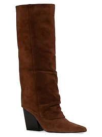 Nev 100MM Suede Western Boots