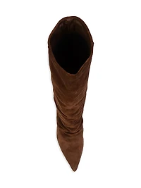 Nev 100MM Suede Western Boots