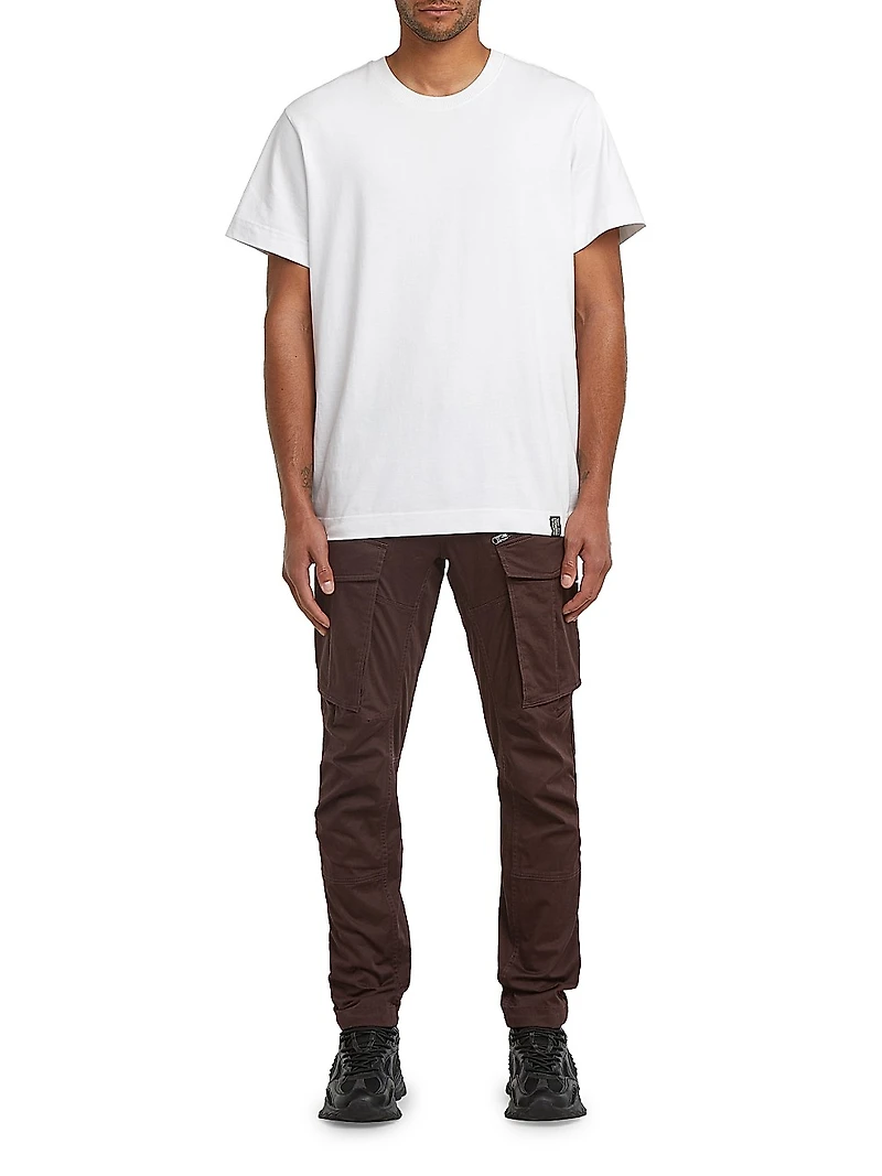 Rovic Zip 3D Tapered Low-Rise Pants