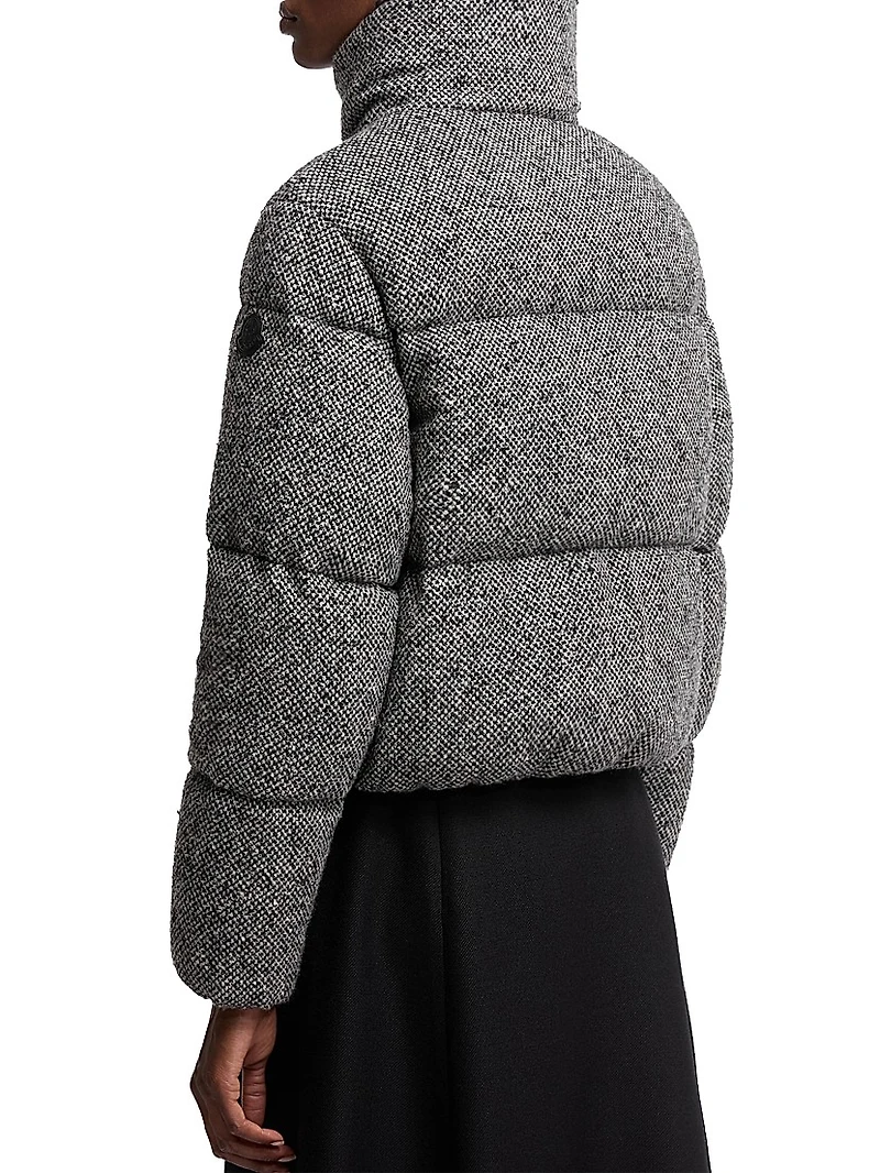Careil Puffer Jacket Wool Bouclé