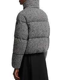 Careil Puffer Jacket Wool Bouclé