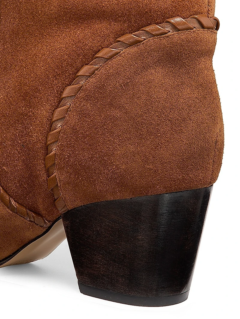 Victoria Saddle Suede Boots