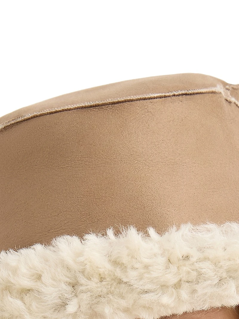 Fuzzy Shearling Bucket Hat