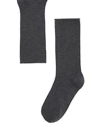 Stretch Cashmere Knit Socks