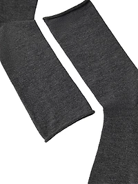 Stretch Cashmere Knit Socks
