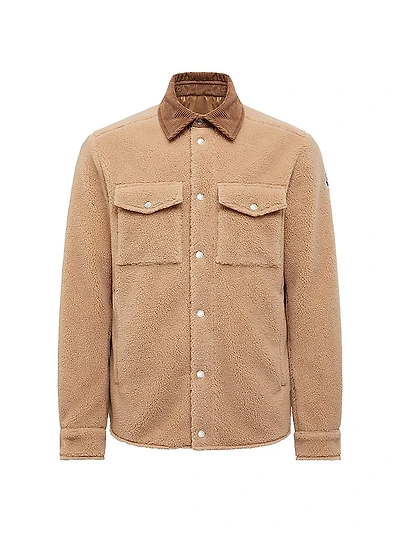 Shacket Teddy with Corduroy Trim