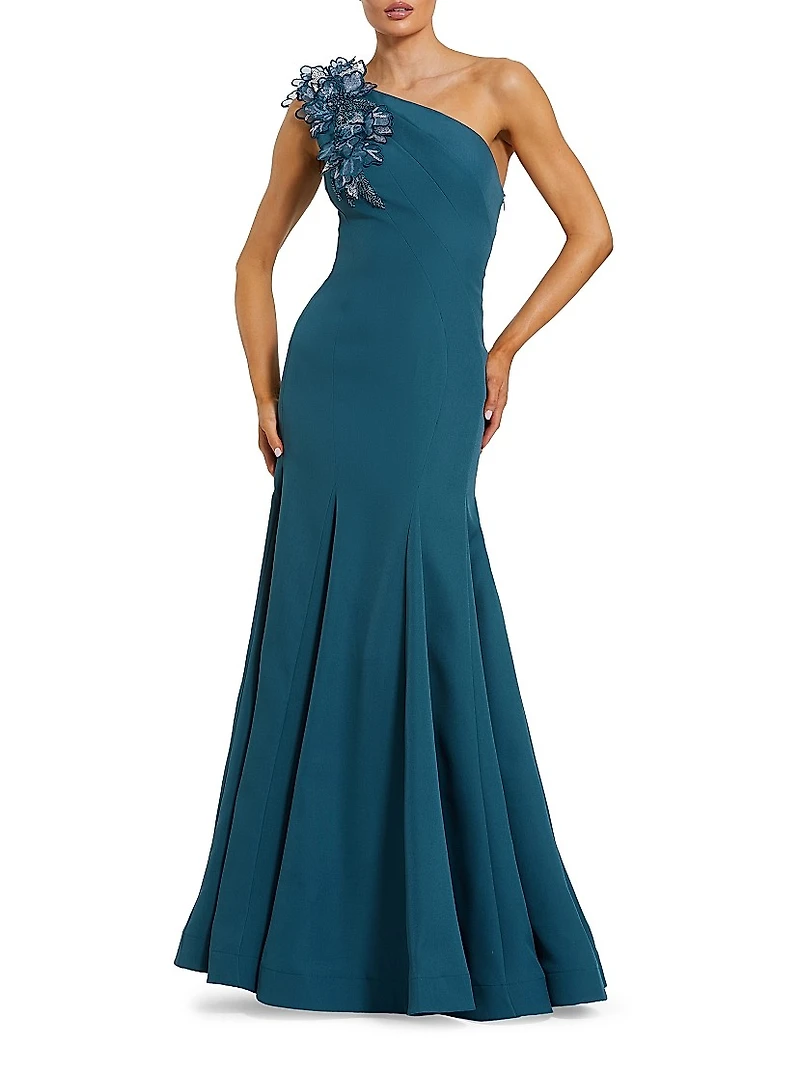 One-Shoulder Mermaid Gown