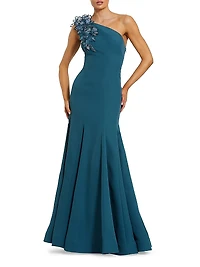 One-Shoulder Mermaid Gown