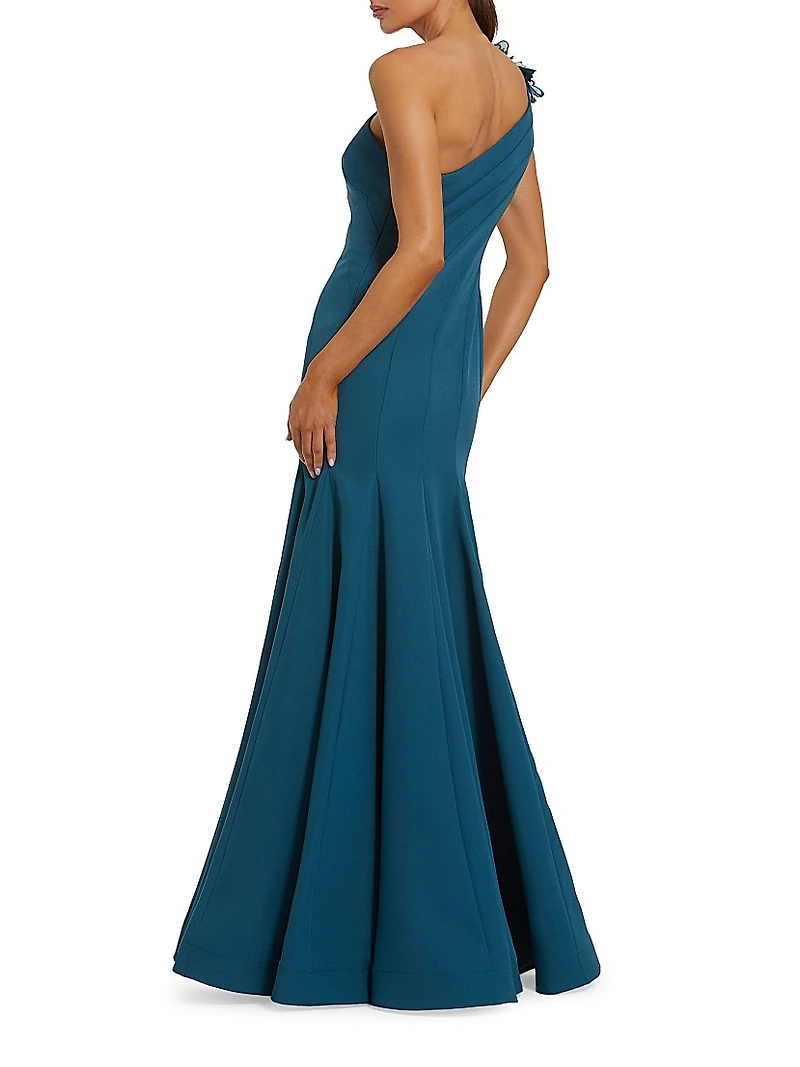 One-Shoulder Mermaid Gown