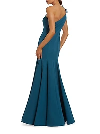 One-Shoulder Mermaid Gown