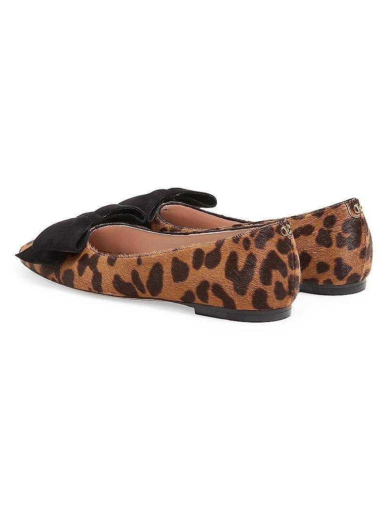 Bowow Ballerinas Pony-Effect Calfskin