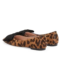 Bowow Ballerinas Pony-Effect Calfskin