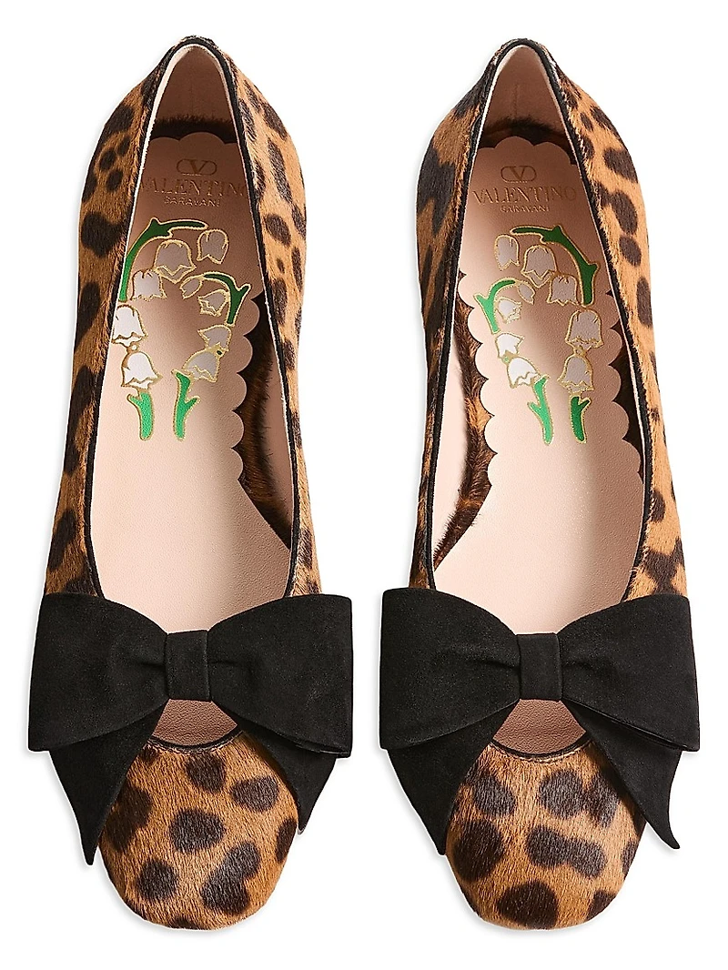 Bowow Ballerinas Pony-Effect Calfskin