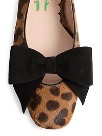 Bowow Ballerinas Pony-Effect Calfskin